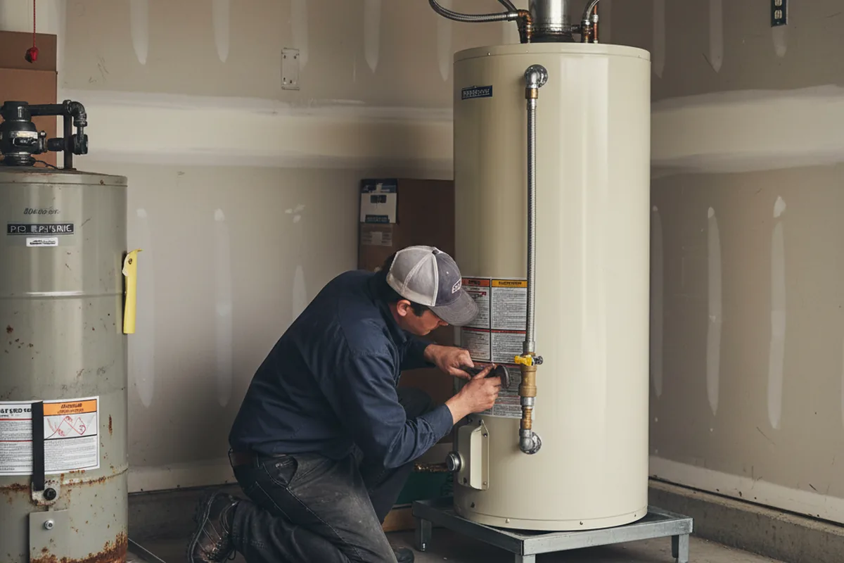 Water heater and shutoff valve replacement in Ontario